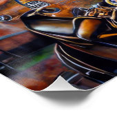 Poster Cyber-vache vapeur (Coin)