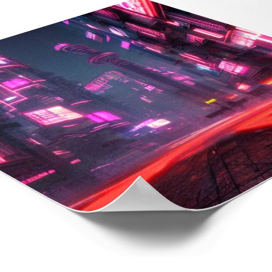 Poster Cyber-ville (Coin)