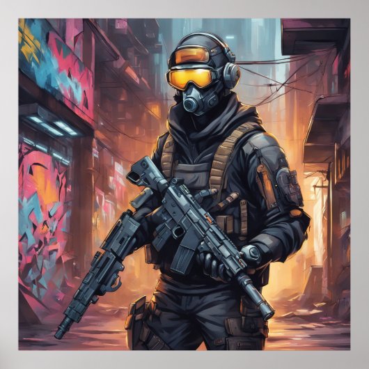 Poster Cyberpunk (Devant)