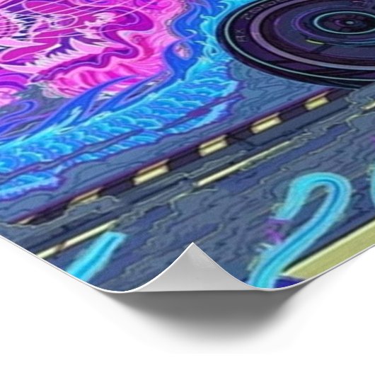 Poster cyberpunk (Coin)