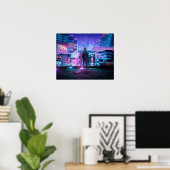Poster Cyberpunk (Bureau à domicile)