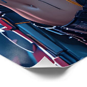 Poster Cyberpunk Femme Fatale : Futuristic AI Android in (Coin)