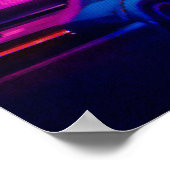 Poster Cyberpunk Neo Tokyo Synthwave Street Sci-Fi (Coin)