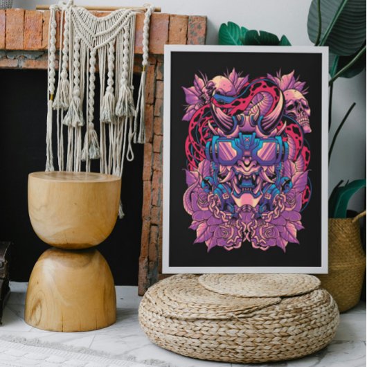 Poster Cyberpunk Oni