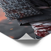 Poster Cyberpunk Samurai Girl (Coin)