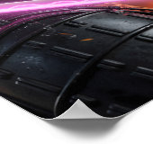 Poster Cyberpunk Samurai Girl (Coin)