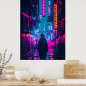 Poster Cyberpunk Street (Cuisine)