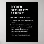 Poster cybersécurité, définition (Devant)