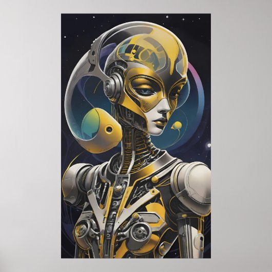Poster Cybille Ken Gage Cyborg Sci-Fi (Devant)