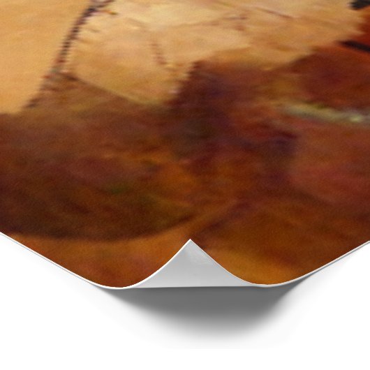 Poster Cyborg anatomique Abstrait (Coin)