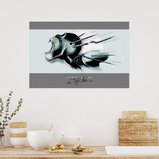 Poster Cyborg Ape (Cuisine)