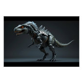 Poster Cyborg Dinosaur Render (Devant)