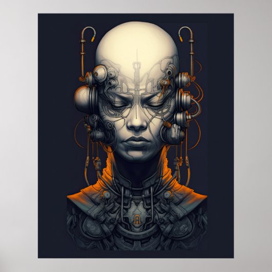 Poster Cyborg fille Dreamer Ado (Devant)