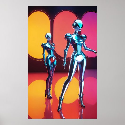 Poster Cyborg Party Girls III (Devant)