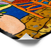 Poster Cyclamens sur la rue Herzl, , Jonathan Kis-Lev (Coin)