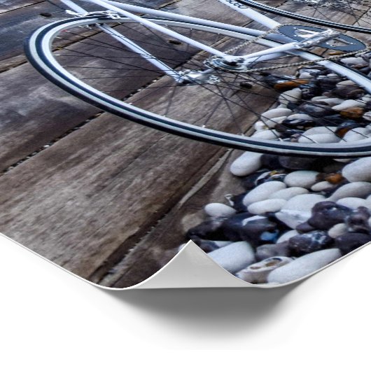 Poster Cycle à la plage (Coin)