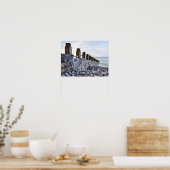Poster Cycle à la plage (Cuisine)