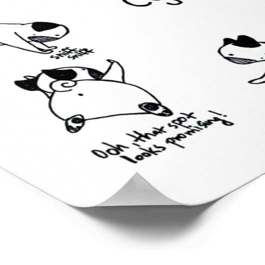 Poster Cycle de bouchon de carlin (Coin)