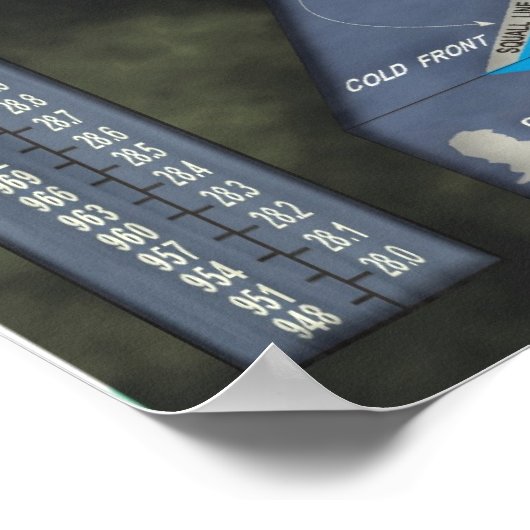 Poster Cycle de vie d'une tempête (Coin)