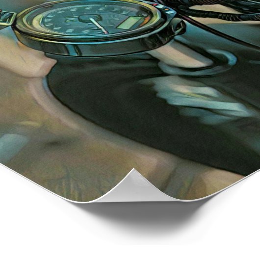 Poster Cycle moteur (Coin)