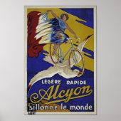 Poster Cycles Alcyon - Reproduction de qualité - Non rest (Devant)
