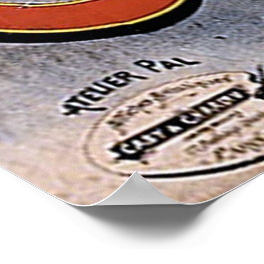 Poster Cycles Clément Vélo (Coin)