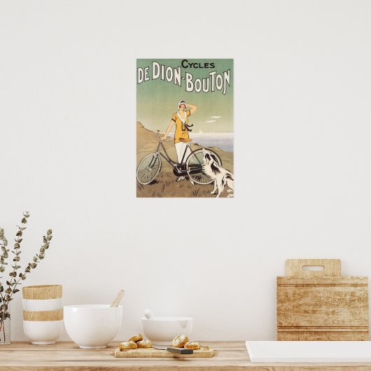Poster Cycles De Dion Bouton (Cuisine)