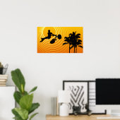 Poster cycles de soleil (Bureau à domicile)
