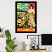 Poster Cycles de tri et automobiles (Bureau à domicile)