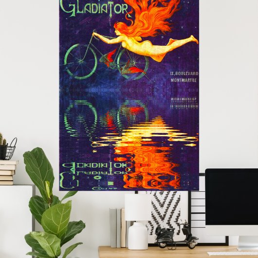Poster Cycles Gladiator Réflexion dans le temps Français  (Bureau à domicile)