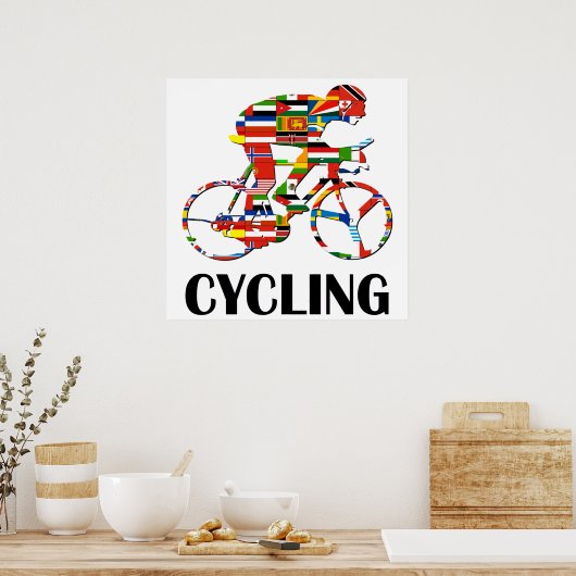 Poster Cyclisme (Cuisine)