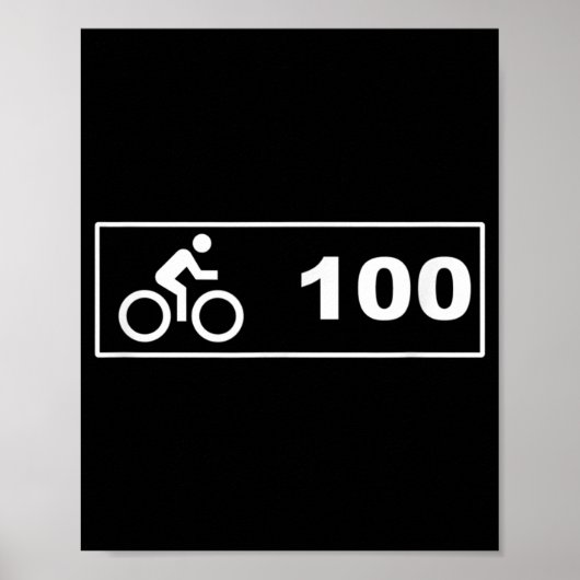Poster Cyclisme - Century Ride 100 (Devant)