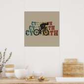 Poster cyclisme hors route cyclisme à vélo (Cuisine)
