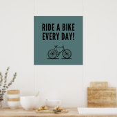 Poster Cyclisme motivationnel (Cuisine)