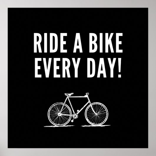 Poster Cyclisme motivationnel (Devant)