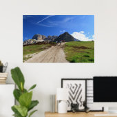 Poster cyclisme sur Dolomites (Bureau à domicile)