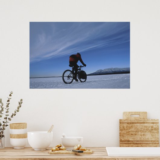 Poster Cycliste (Cuisine)