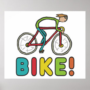 Poster Cycliste cycliste