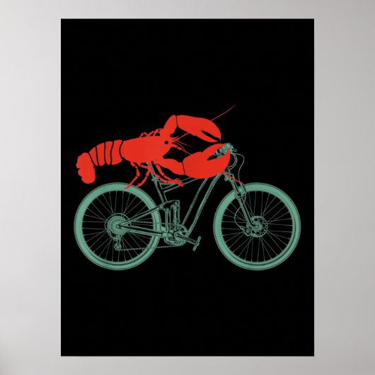 Poster Cycliste Drôle Cycliste Drôle Cycliste (Devant)