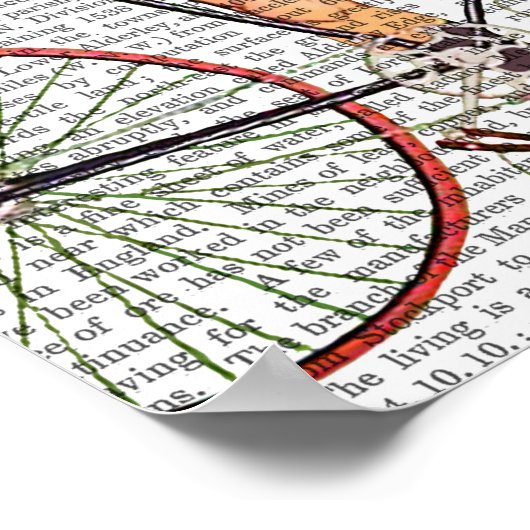 Poster Cycliste Greyhound (Coin)