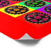 Poster Cycliste Sprockets POPART (Coin)