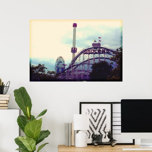 Poster Cyclone de Coney Island (Bureau à domicile)