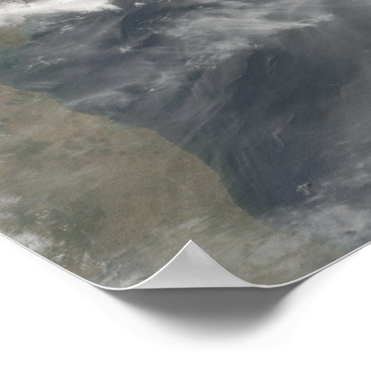 Poster Cyclone tropical Aila (Coin)