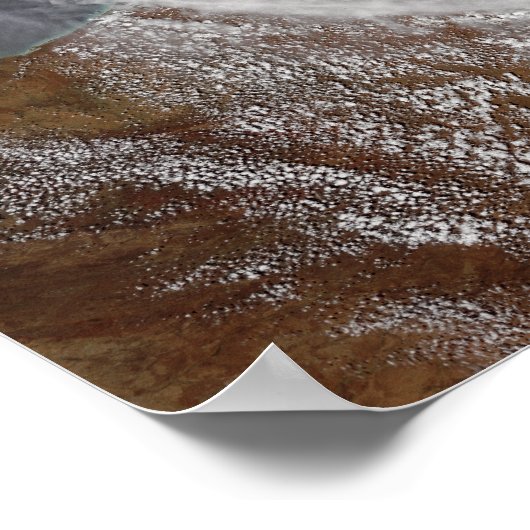 Poster Cyclone tropical Billy sur l'Australie (Coin)