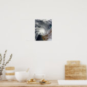 Poster Cyclone tropical Carlos (Cuisine)