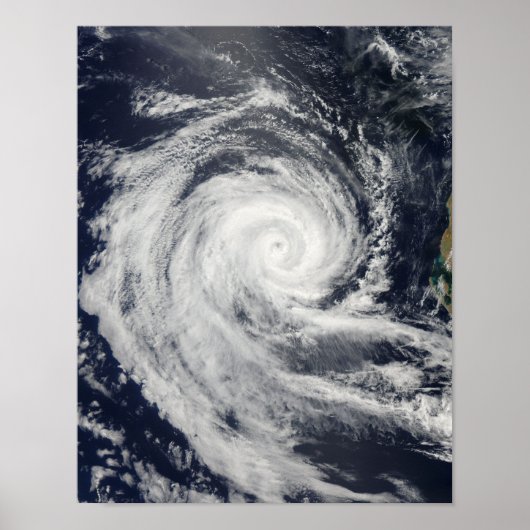 Poster Cyclone tropical Dianne (Devant)