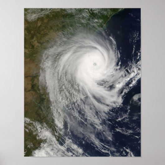 Poster Cyclone tropical Favio au Mozambique (Devant)