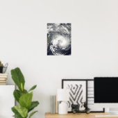 Poster Cyclone tropical Gael (Bureau à domicile)