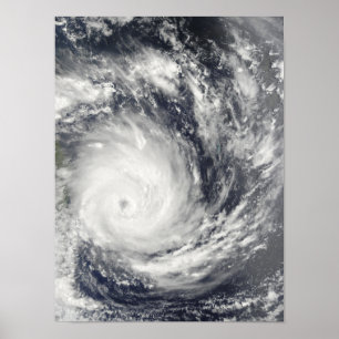 Poster Cyclone tropical Gael outre du Madagascar