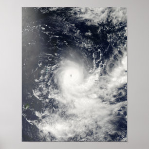 Poster Cyclone tropical Gelane